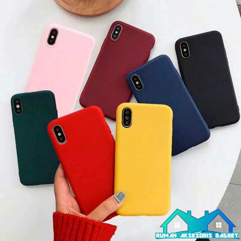 Softcase Candy warna Xiaomi Redmi note 9 pro 8 tebal matte