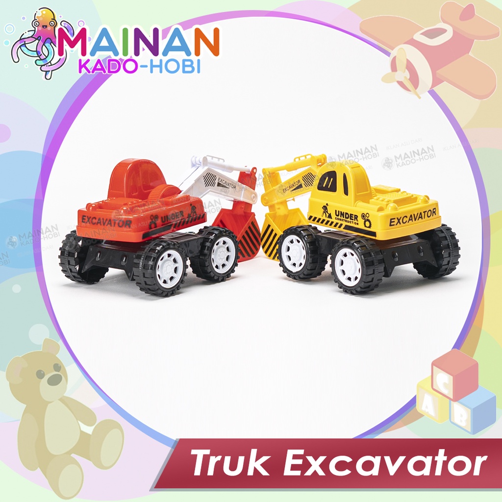 MAINAN ANAK DIECAST CAR TRUCK CONSTRUCTION TRUK EXCAVATOR