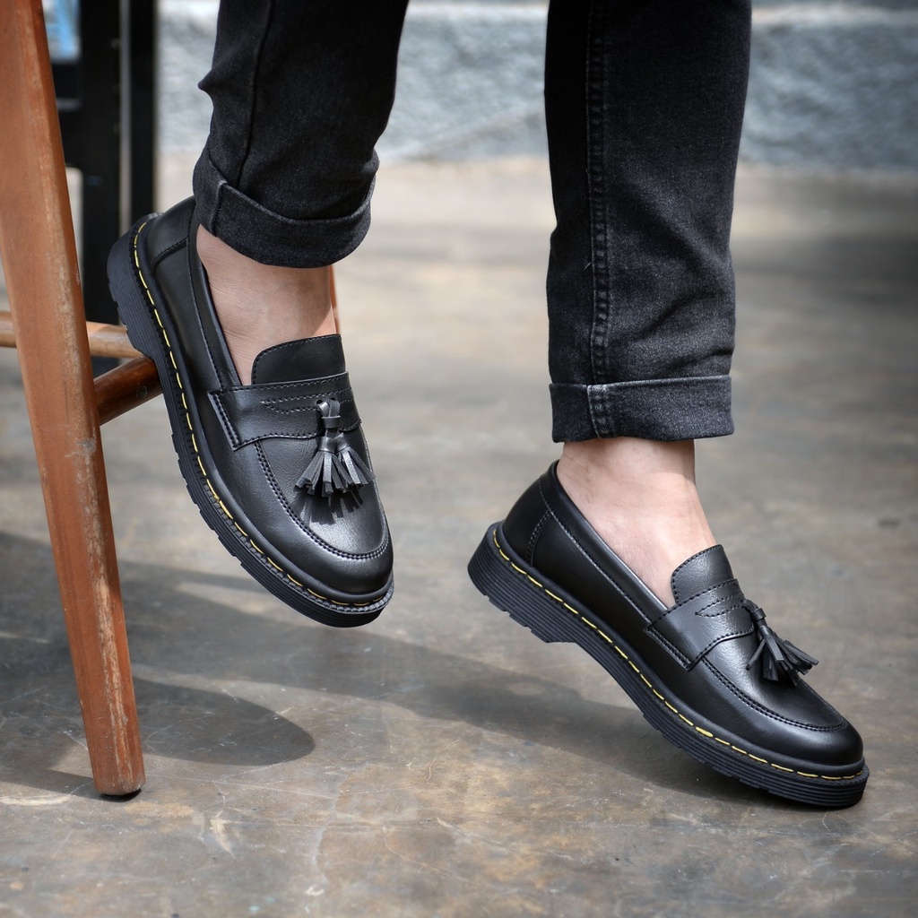 SEPATU FORMAL PRIA CASUAL COWOK PERKANTORAN KULIT PU ASLI ORIGINAL 1619 FENI BLACK BROWN - SepatuFormal Pantofel pria Resmi Formal Hitam Kasual Kuliah Kantor Pesta Kondangan Gereja Kerja PNS Guru Terkini Terbaik Terlaris Murah Trendy Terbaru