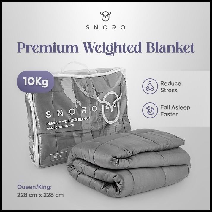 Jual Snoro 10 Kg Ukuran Selimut Berat Queen / King Weighted Blanket