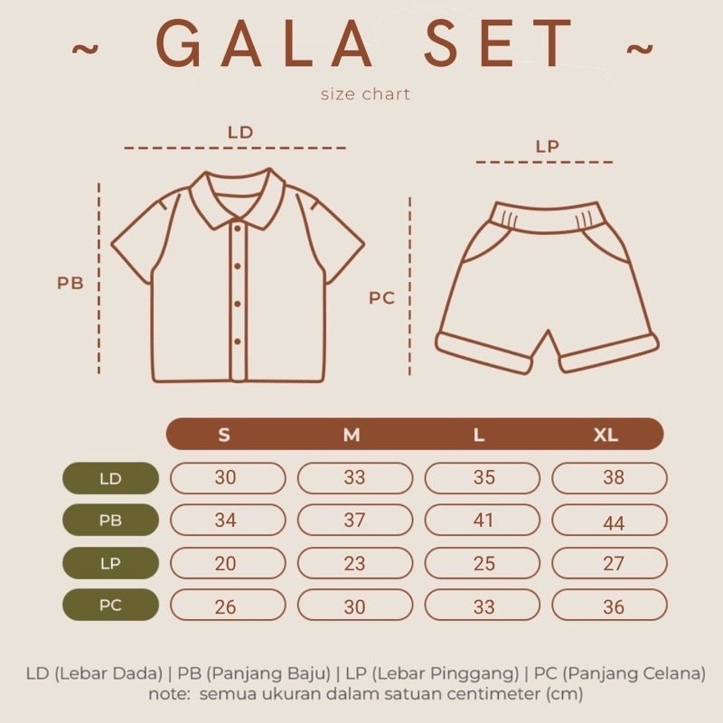 LINSKY BABY - Gala Set Setelan Anak Unisex