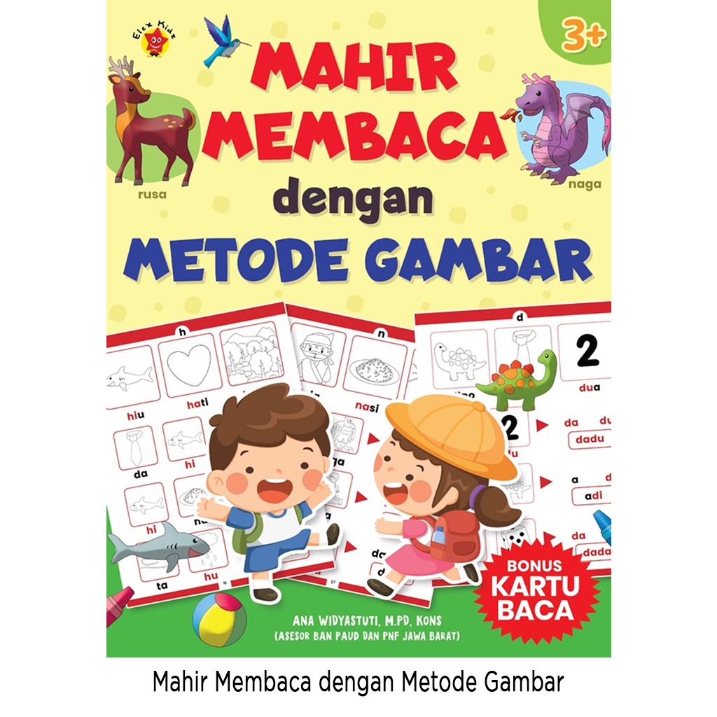 Gramedia Bali - Mahir Membaca dengan Metode Gambar