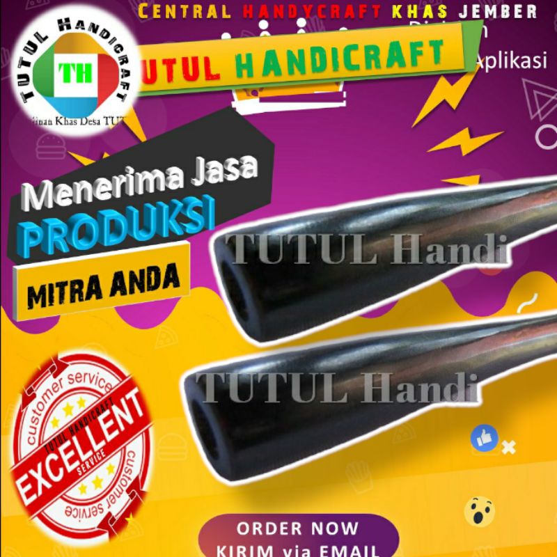 Sedotan Once Cangklong AKAR BAHAR TALI ARUS HITAM Panjang 9 cm Kode PRAB09CM