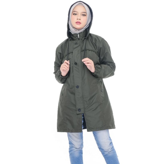 ANAPHA jaket parka syari muslimah jaket hijab hijabers jaket parka wanita panjang jacket hijaber syari