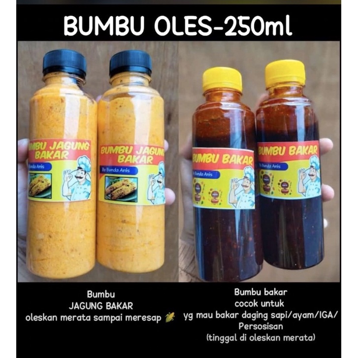 

bumbu bakaran oles serbaguna, bumbu sate oles 250 ml