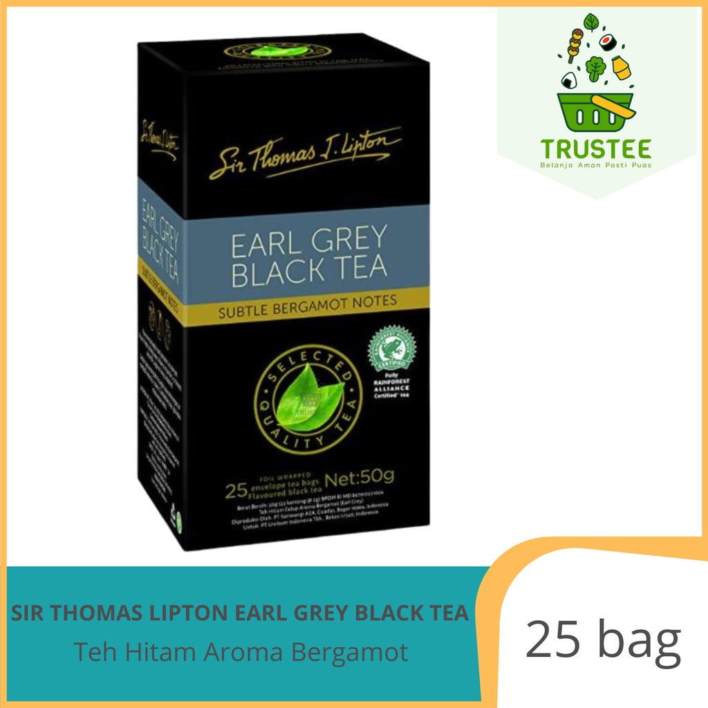 

Sir Thomas Lipton Earl Grey Black Tea STL PremiumTea (25 bags)
