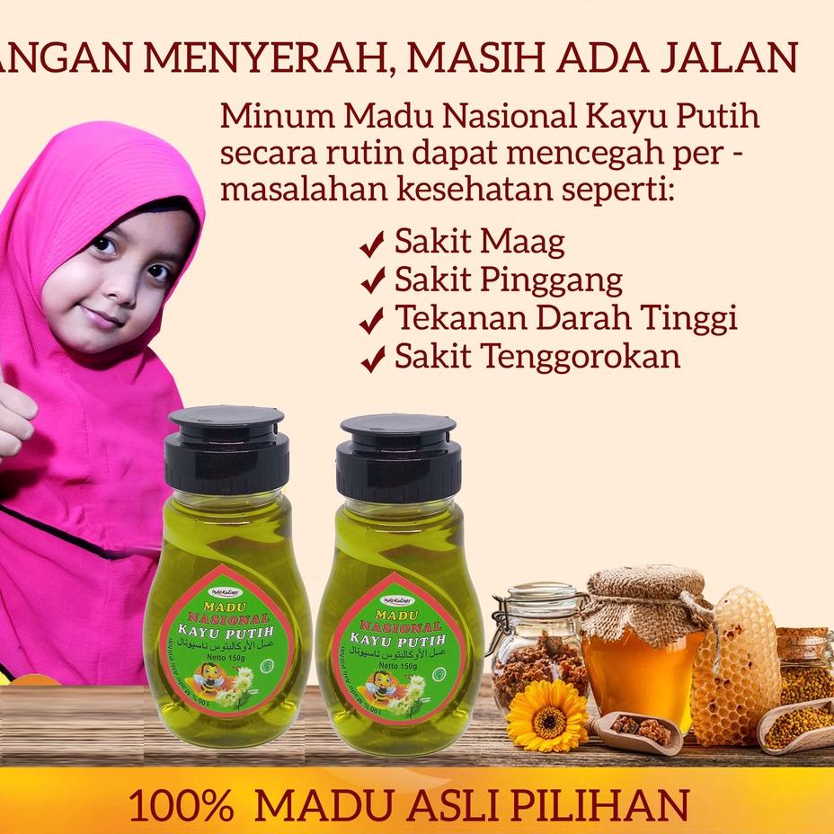 

Model Baru Madu Nasional Kayu Putih Cajuput 150gr***