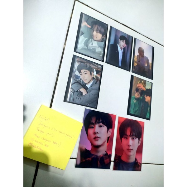 photocard jungwon silau bundle booked