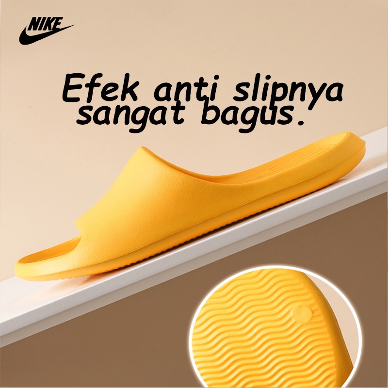 Sandal NIKE Wanita Sendal Slip On Wanita Sendal Pasangan Rumah Tangga Non-Slip Kamar Mandi Sandal Dan Sandal Musim Panas SIZE 36-40