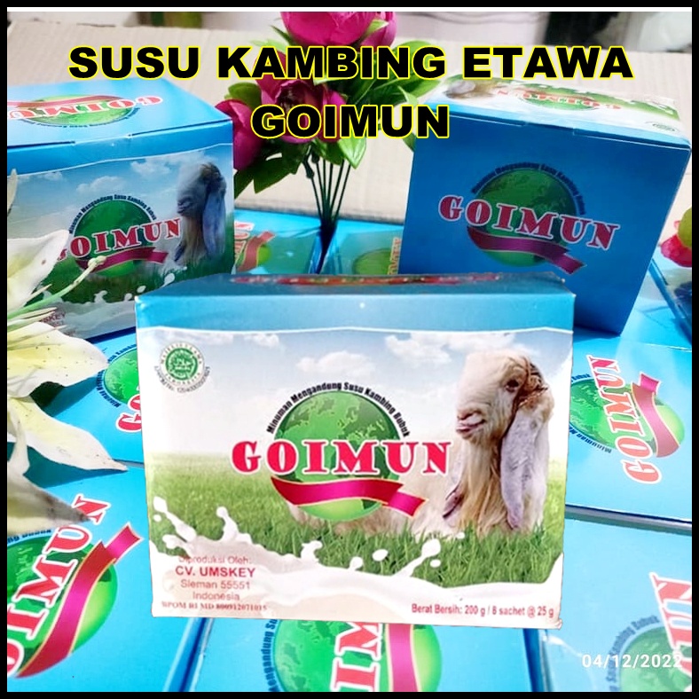 Susu Kambing Etawa GOIMUN 1 Box isi 10 sachet @25 gram