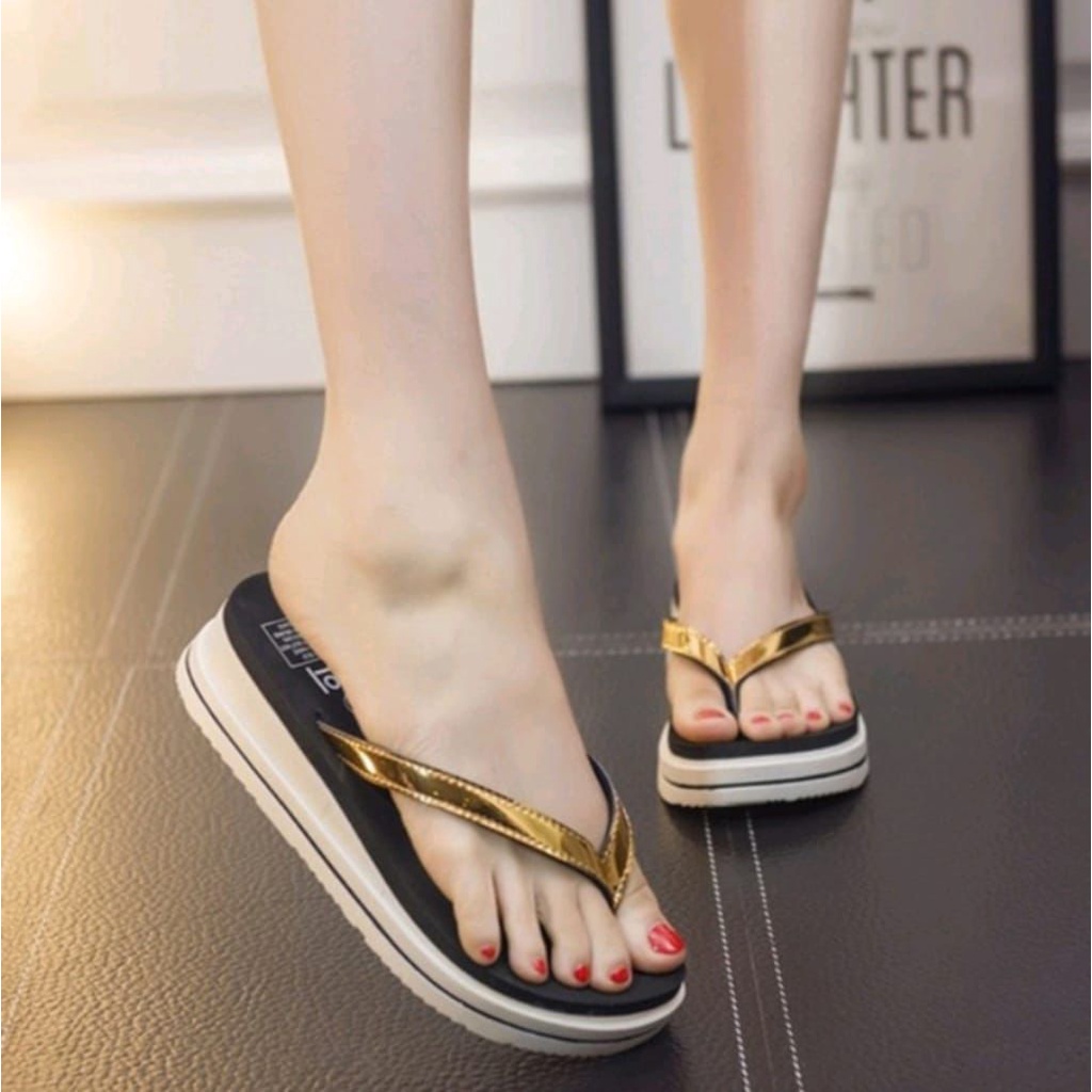 SANDAL WANITA JEPIT ZMISTUO WEDGES FLATER