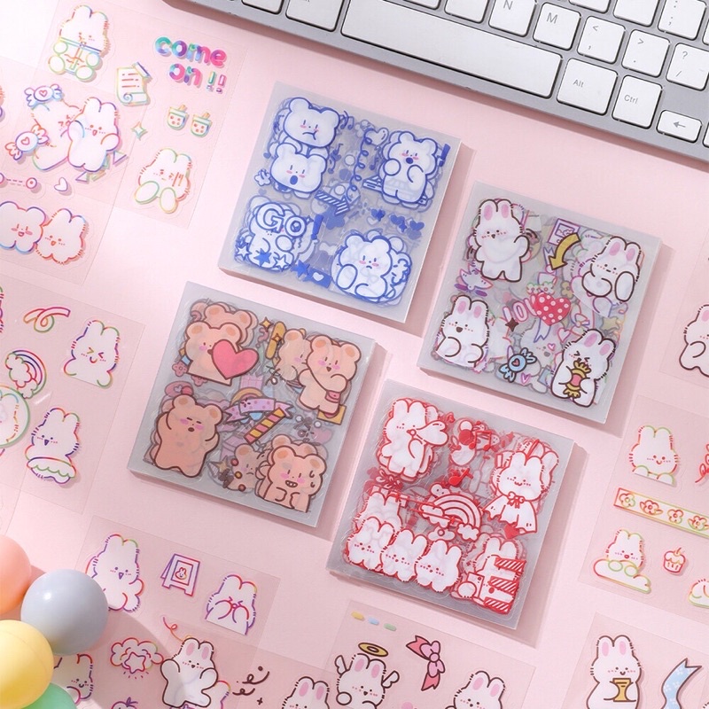 [READY STOCK BISA COD] 5 - 25 LEMBAR STIKER DIY JURNAL SCRAPBOOK DIARY PET ANIMAL CUTE KAWAII LUCU KARAKTER KARTUN LUCU IMUT CASING HP LAPTOP BOTOL MINUM VIRAL MURAH GRATIS ONGKIR ORGANIZER TEMPAT PENSIL FANCY KIYOWO GAYA KOREA AESTHETIC CEWEK REMAJA