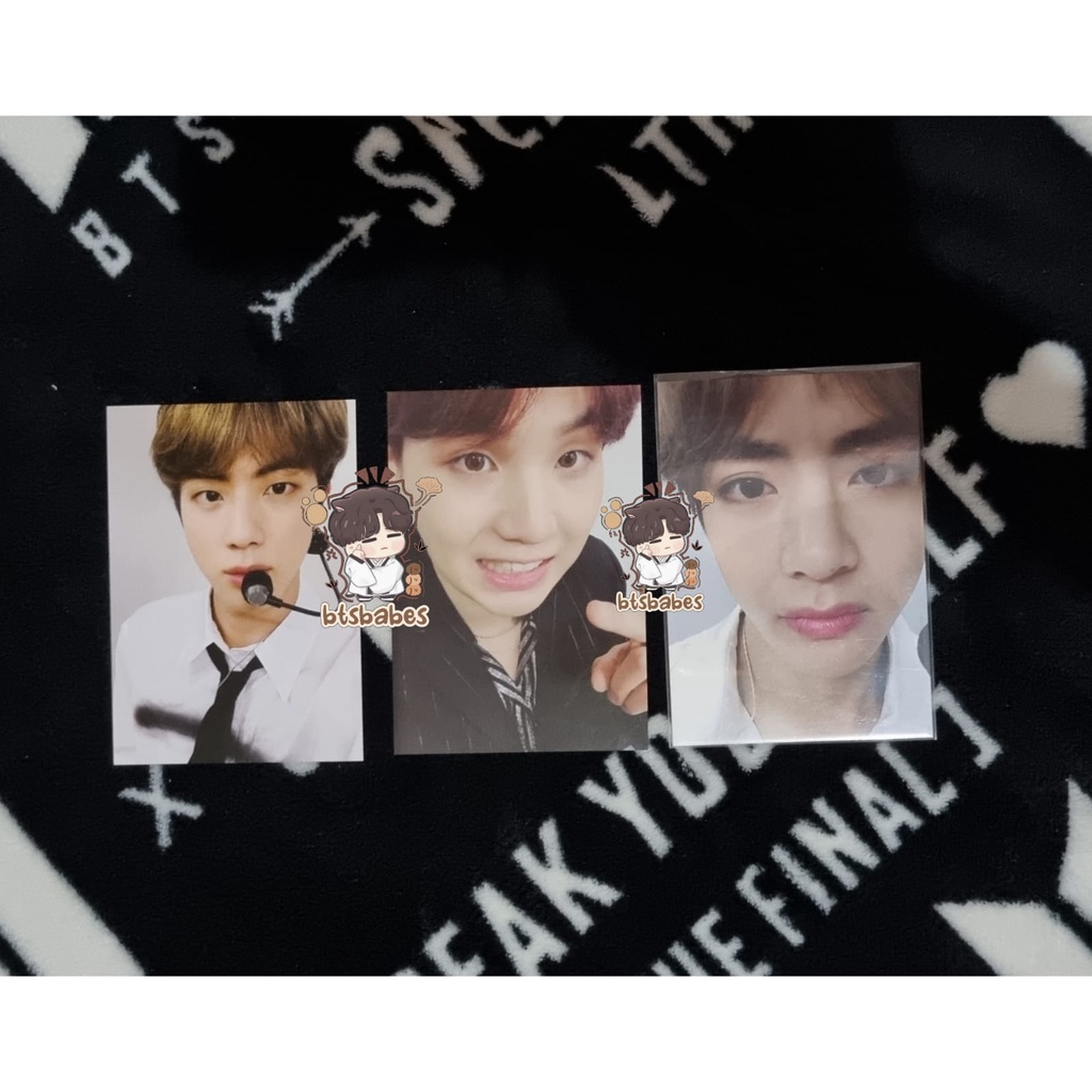 ARMYPEDIA JIN YOONGI SUGA TAEHYUNG V PHOTOCARD RARE