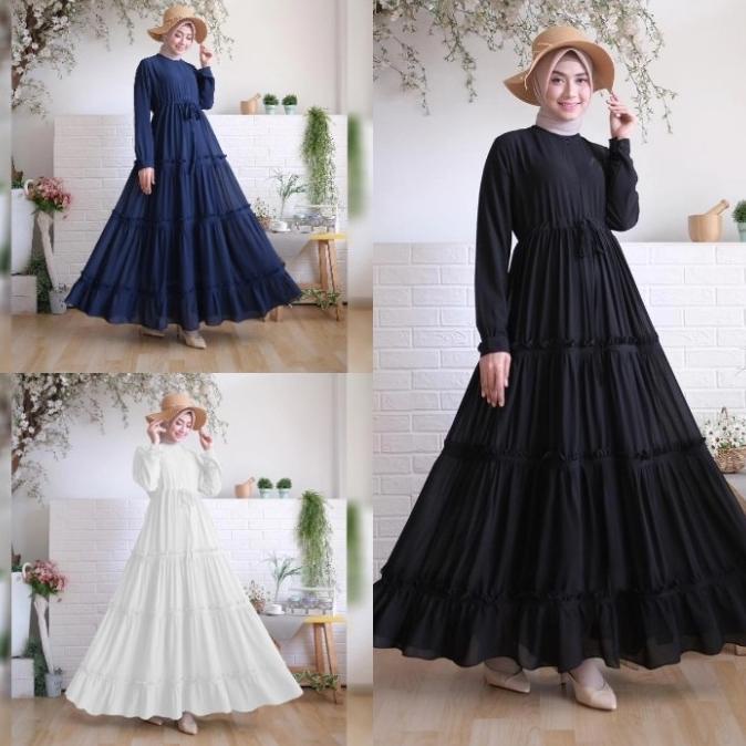 BAJU GAMIS HITAM GAMIS PUTIH GAMIS CERUTI TALI SERUT GAMIS POLOS UMROH