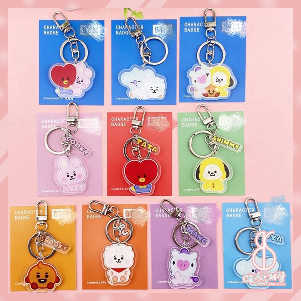 [BS] BISA COD Gantungan Kunci Character Badge Key Chain bT5 Bt2i - KP474