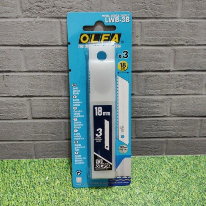 

Art Refill Cutter 18Mm Lwb-3B Insulation Blade (3Pcs Per Pack ) Olfa