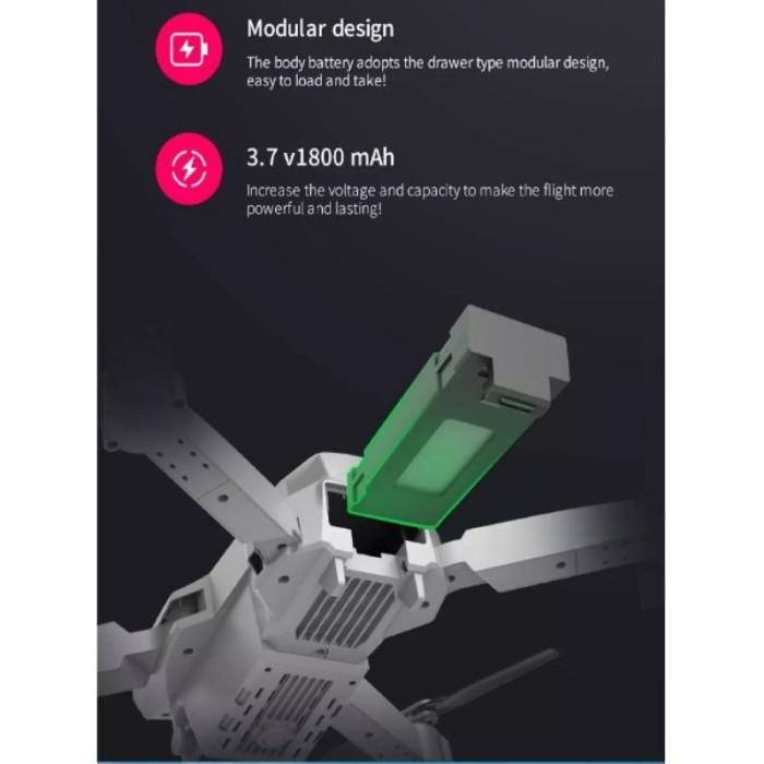 Baterai Drone E88 1800Mah