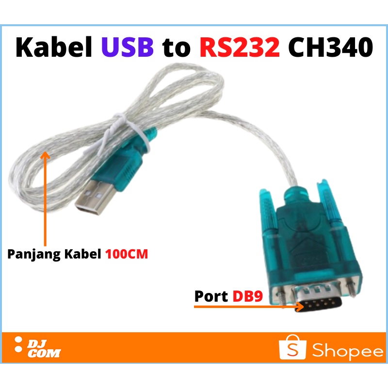 Kabel USB to RS232 CH340 Serial Port DB9