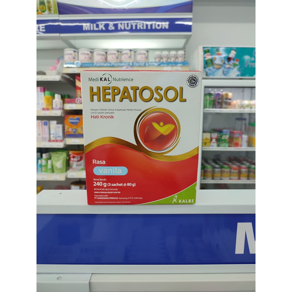 

Hepatosol Vanila 240g (3 Sachet @ 80g)