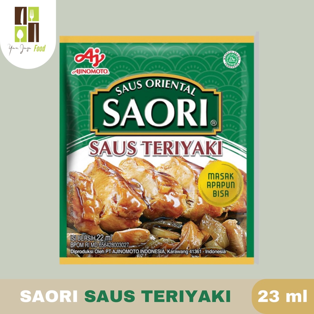 Saori Saus Sachet Saus Tiram / Saus Teriyaki / Saus Lada Hitam [23ml] 10 PCS