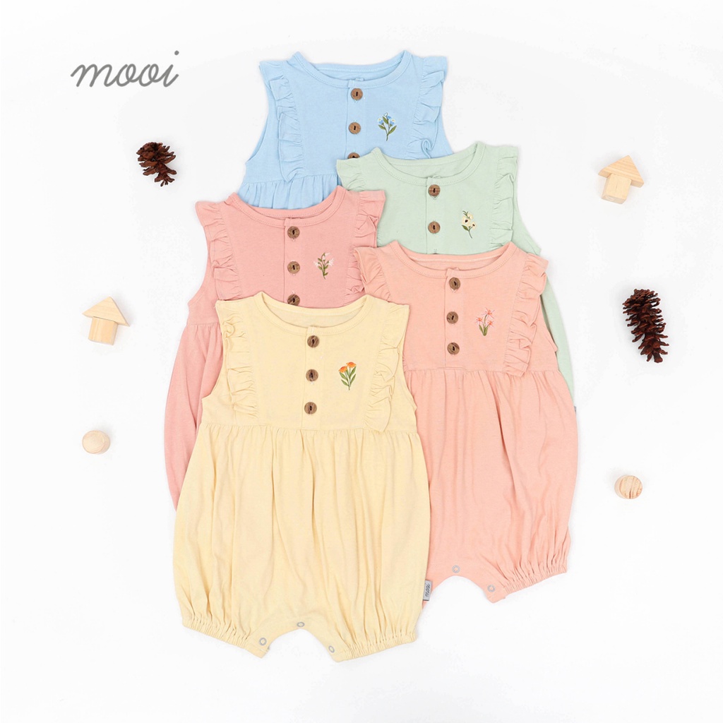 MOOI HANA ROMPER ROMPER BAYI JUMPSUIT FASHION ANAK BAYI PEREMPUAN 0-24 BULAN CBKS S24