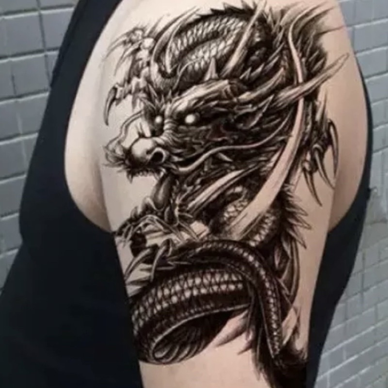 Stiker Tatoo Temporary Motif 3D Premium Quality TS-8008