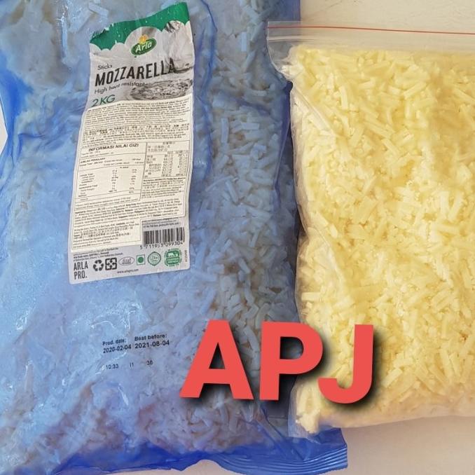 

mozarella parut 1kg repack arla TERLARIS TERPERCAYA ORIGINAL