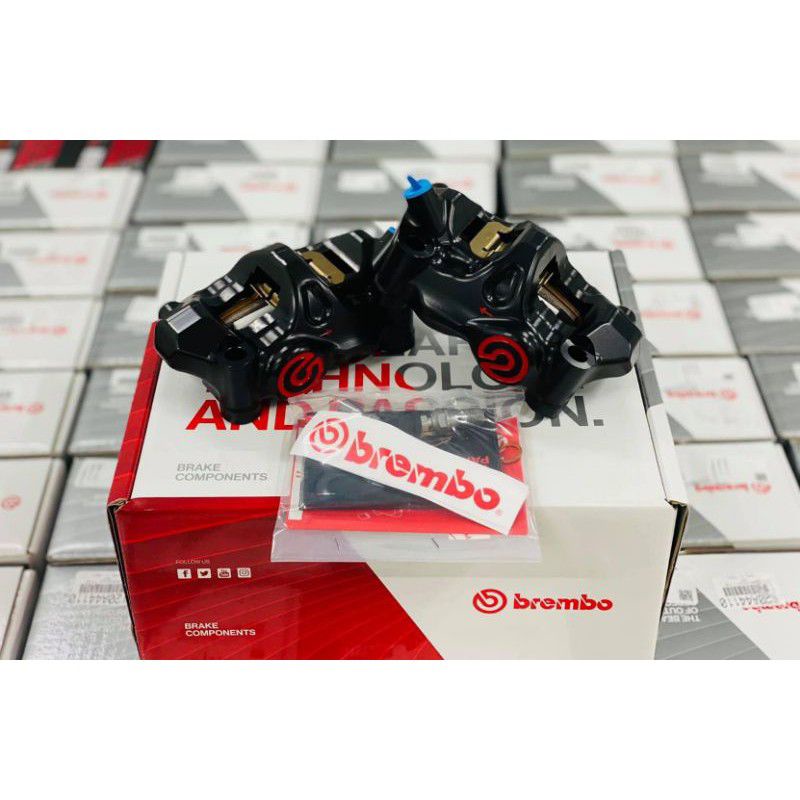 BREMBO CALIPER KALIPER 100% ORIGINAL GP4RX CAFE RACER LIMITED EDITION 108MM/100MM PNP UNTUK MX-KING