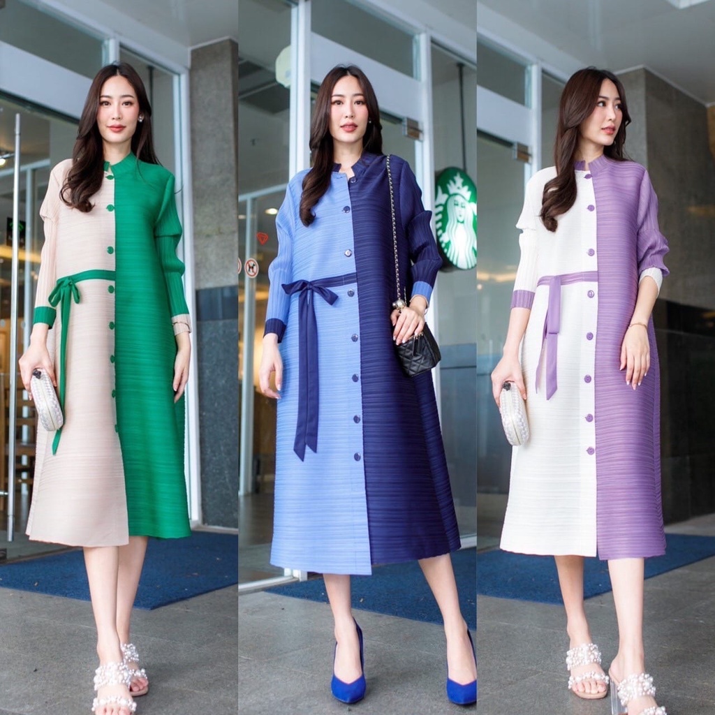 Dress Plisket Premium Bangkok