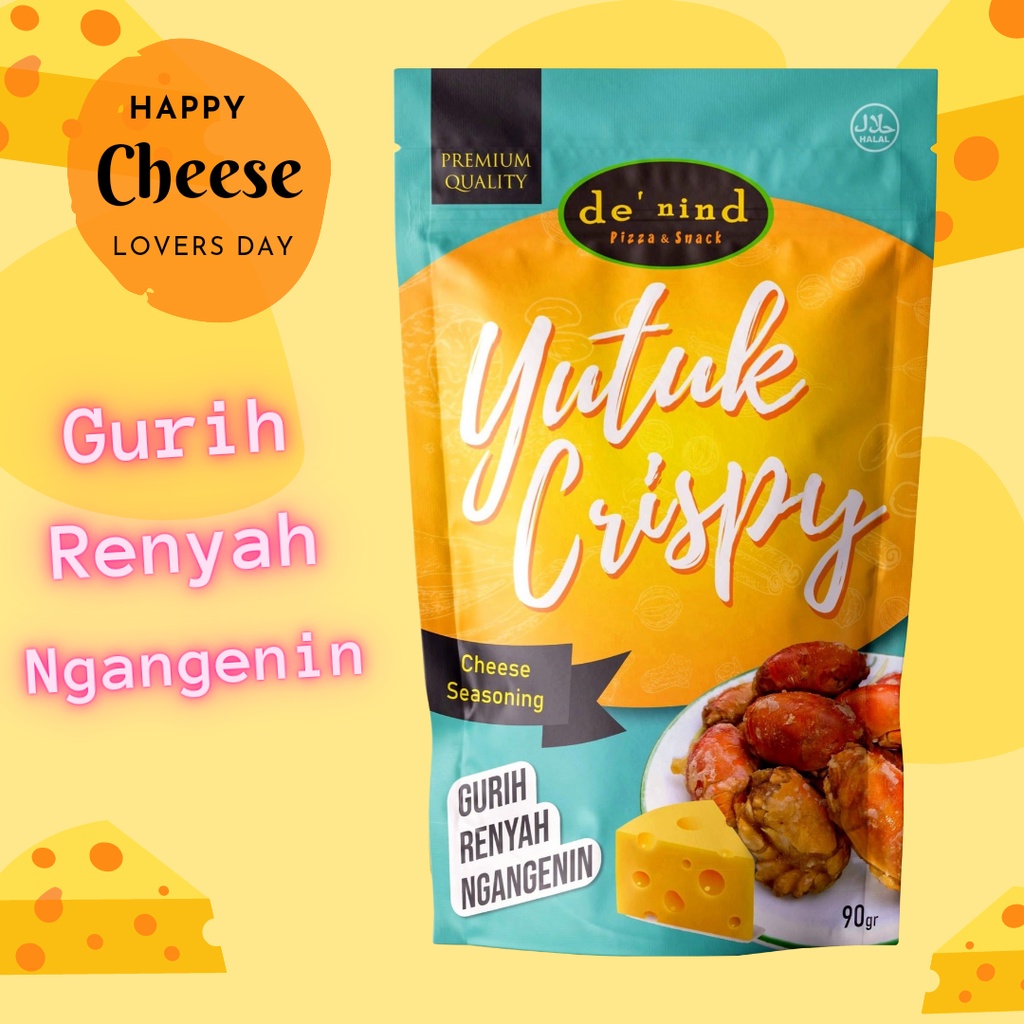 

denind snack yutuk crispy cemilan seafood gurih renyah rasa Cheese Seasoning