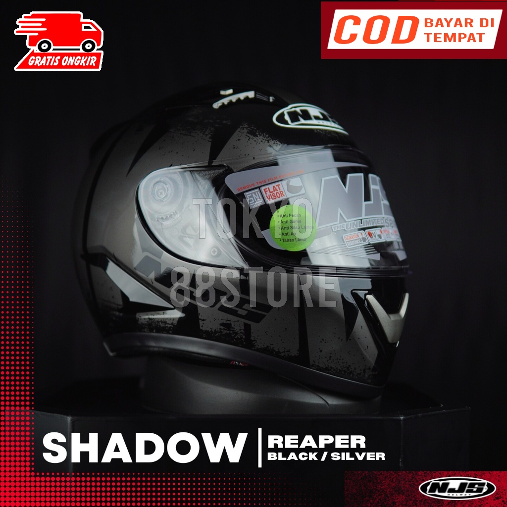Helm NJS Shadow Reaper |  Full Face DV