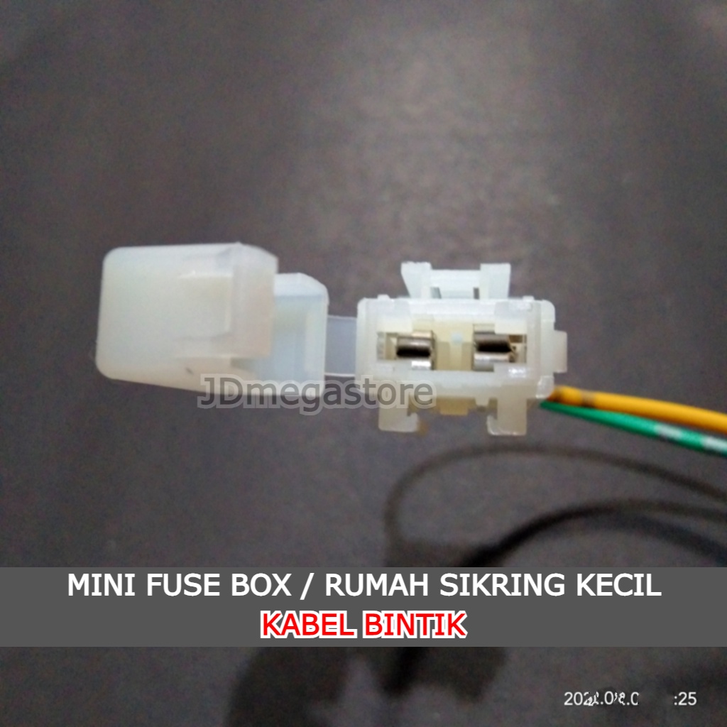 (Grosir/COD) Rumah Sekring Tancap Kecil / Mini Fuse Box - KABEL BINTIK