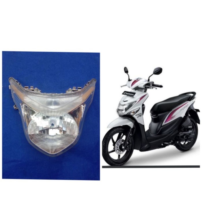 Reflektor lampu depan beat pop Reflektor dan mika lampu depan beat pop
