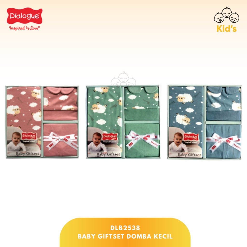 DIALOGUE BABY GIFT SET SHEEP SERIES 01 (DLB2538)