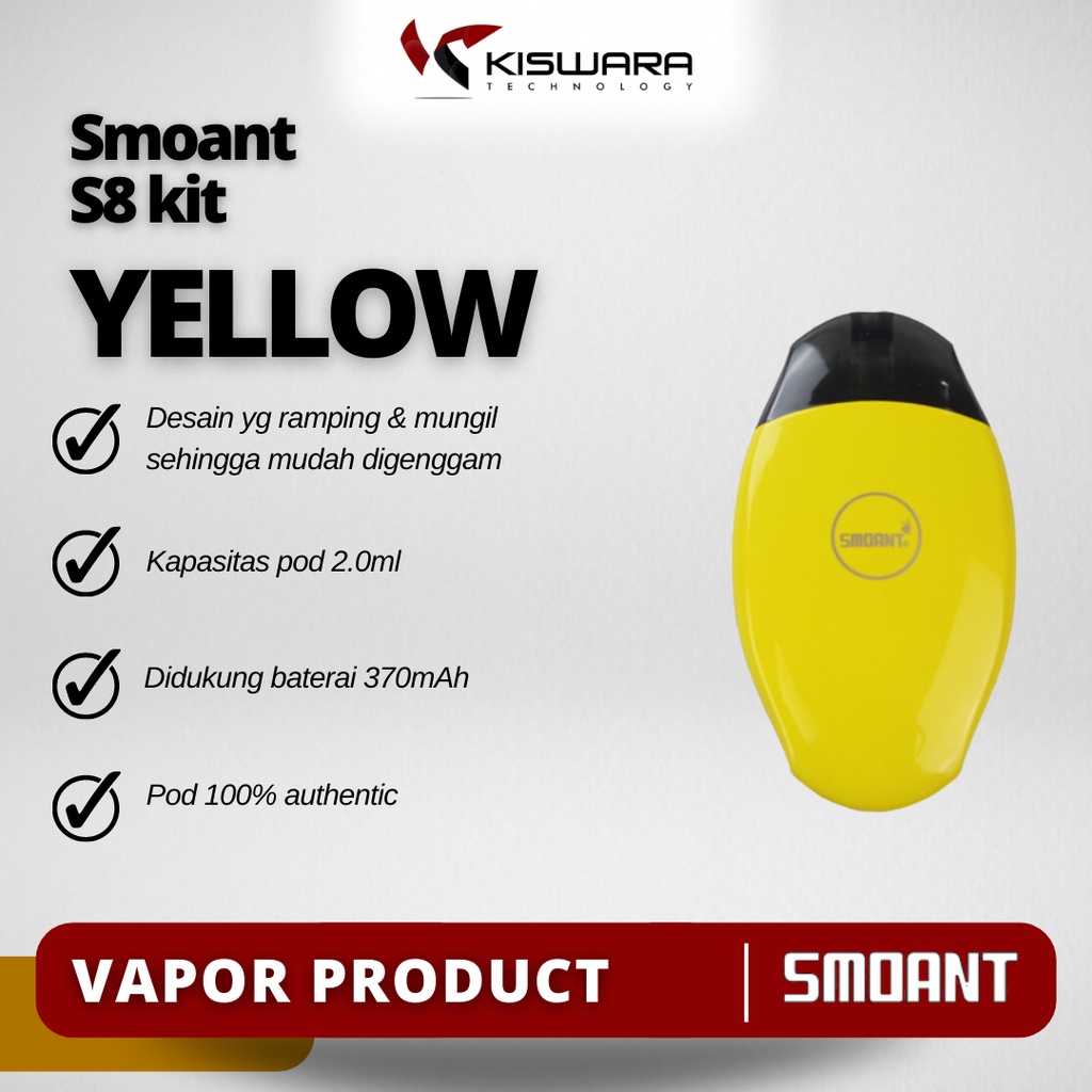 Smoant S8 Kit Authentic YELLOW