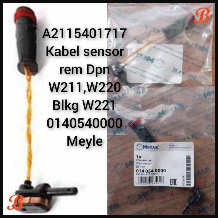 A2115401717 Kabel sensor rem Dpn W211,W220 Blkg W221 0140540000 Meyle