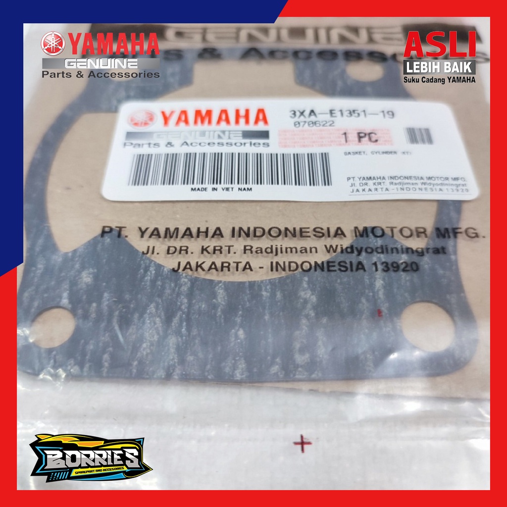 Packing Gasket Cylinder Paking Silinder Blok F1ZR FIZR F1Z FIZ R F1 Force 1 Original 3XA-E1351-19