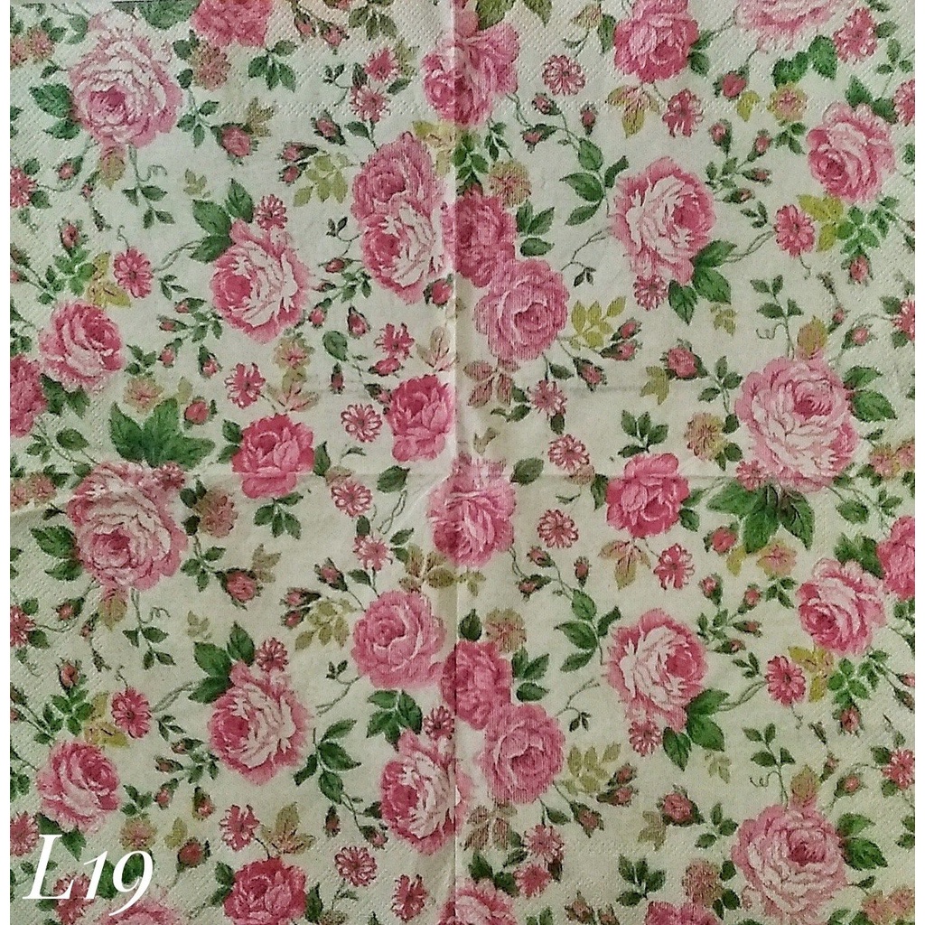 

Napkin Euro Little Flower L19 / Tissue Decoupage