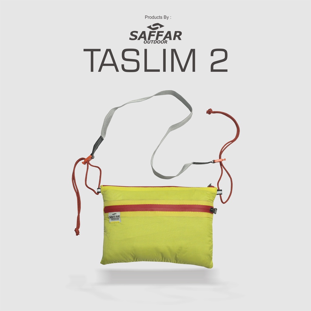 taslim 2 tas selempang ultralight saffaroutdoor - tas slempang pria wanita - tas slempang kece