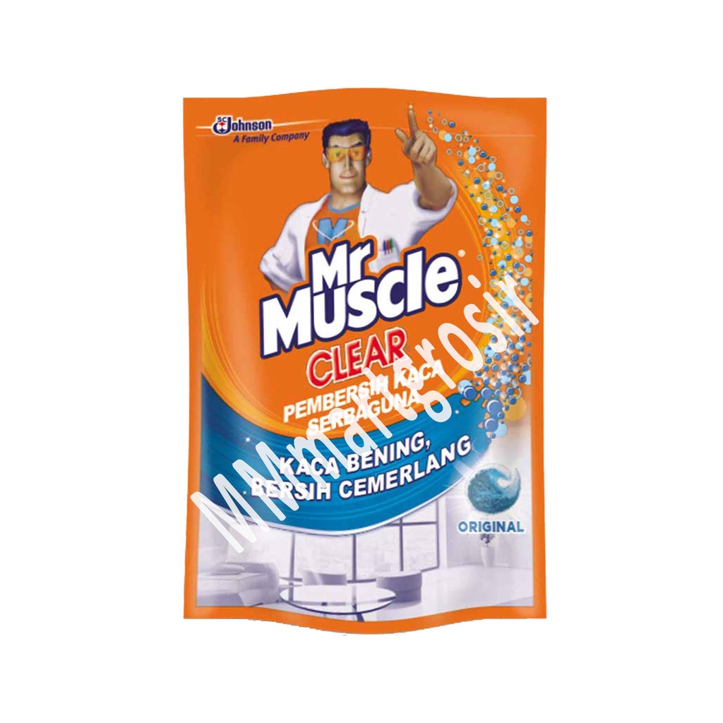 Mr Muscle / Pembersih kaca / Kaca Bening Bersih Cemerlang / 400ml