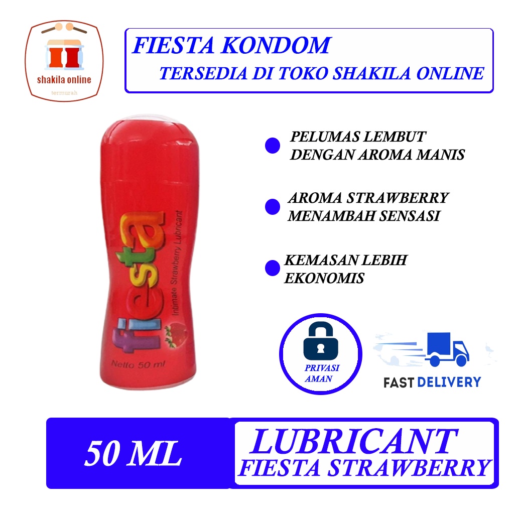 Lubricant Fiesta Strawberry - 50ml