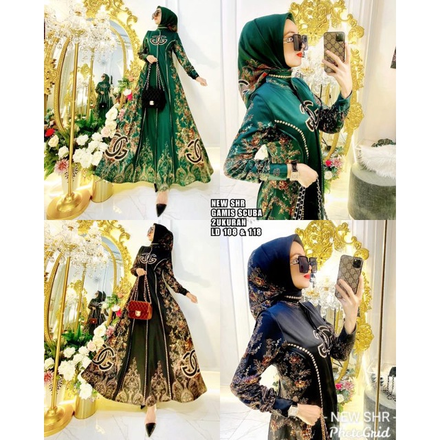 GAMIS SCUBA BUNGA SHR ORI