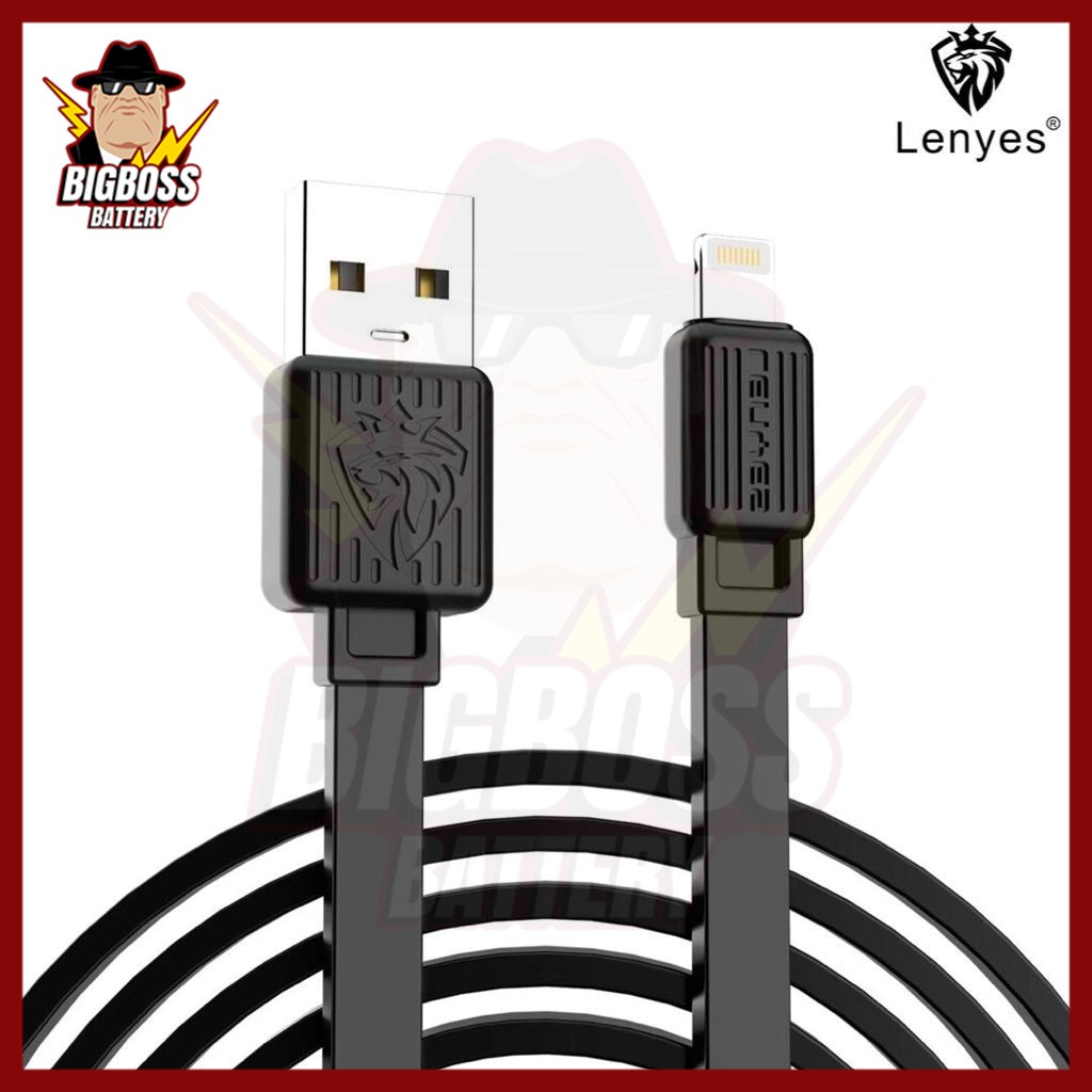 Lenyes LC926 2.4a Fast Charging Universal Anti Putus Kabel Charger 1 M