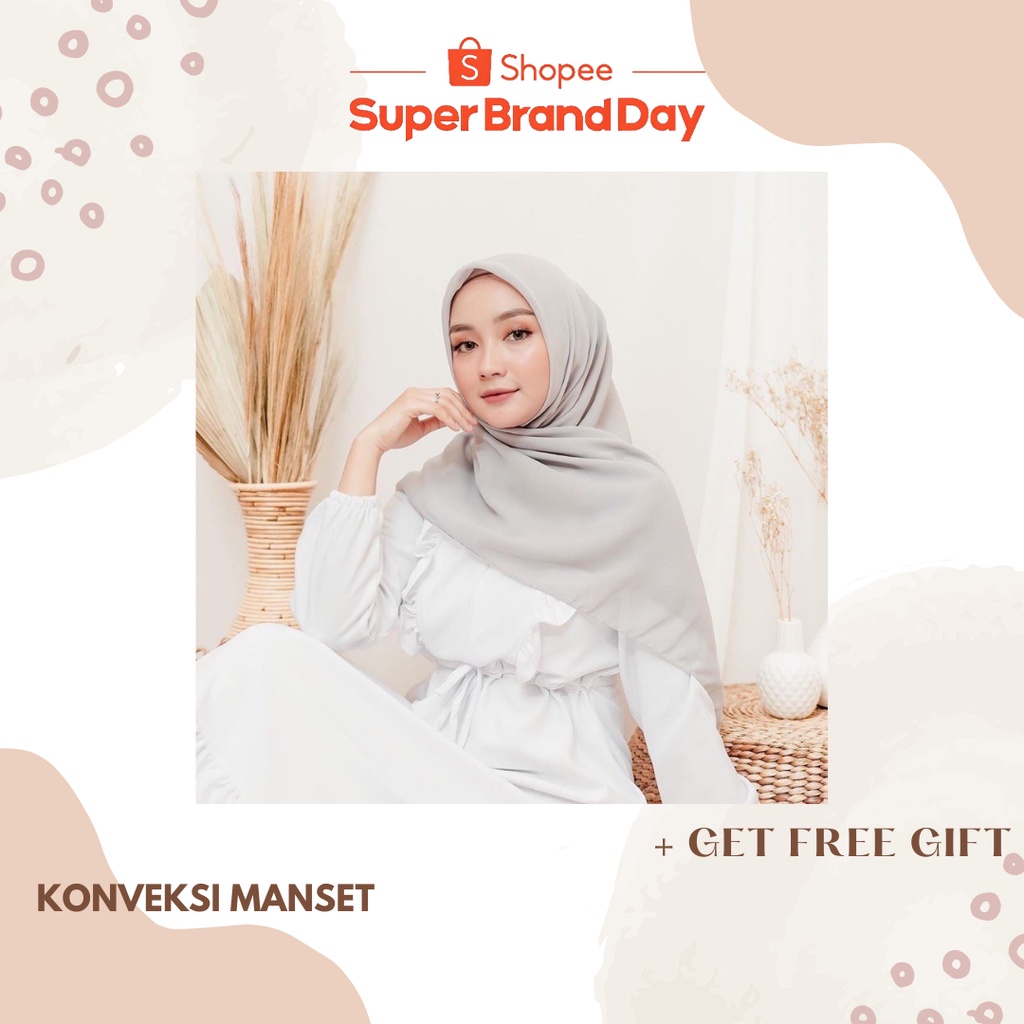 JILBAB BELLA SQUARE TERMURAH / KERUDUNG SEGI EMPAT / GROSIR BELLA SQUARE