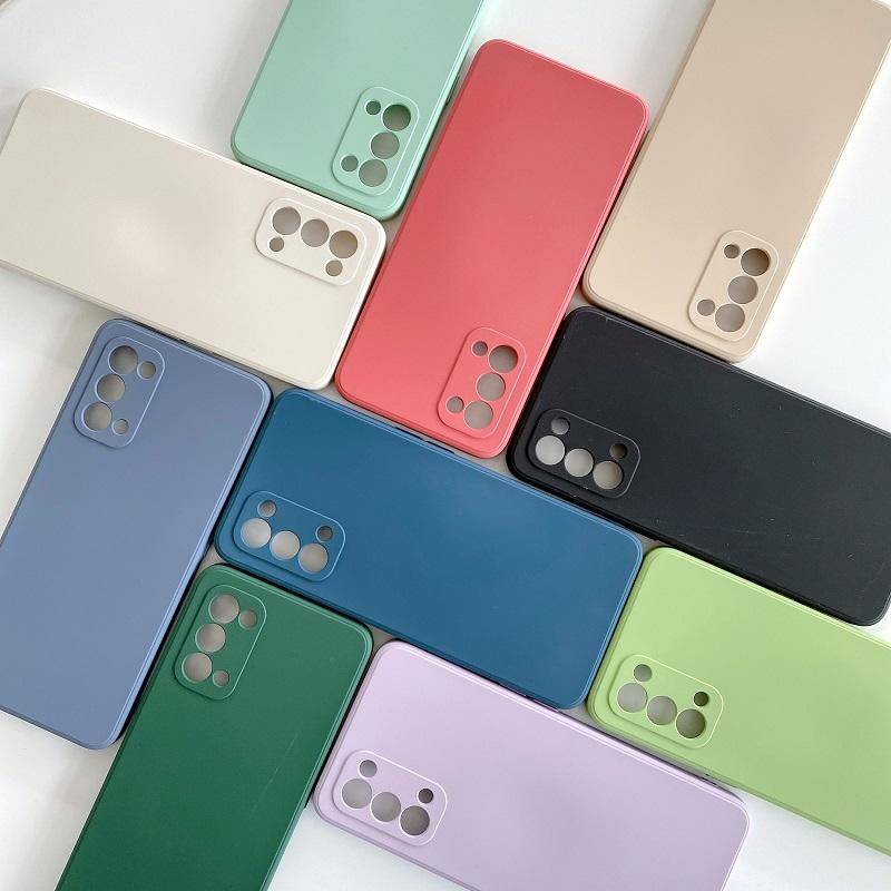 Untuk OPPO A11s A32 A52 A53 A54 A55 A56 4G 5G Casing Silikon Cair Untuk OPPO Find X3 Lite Neo