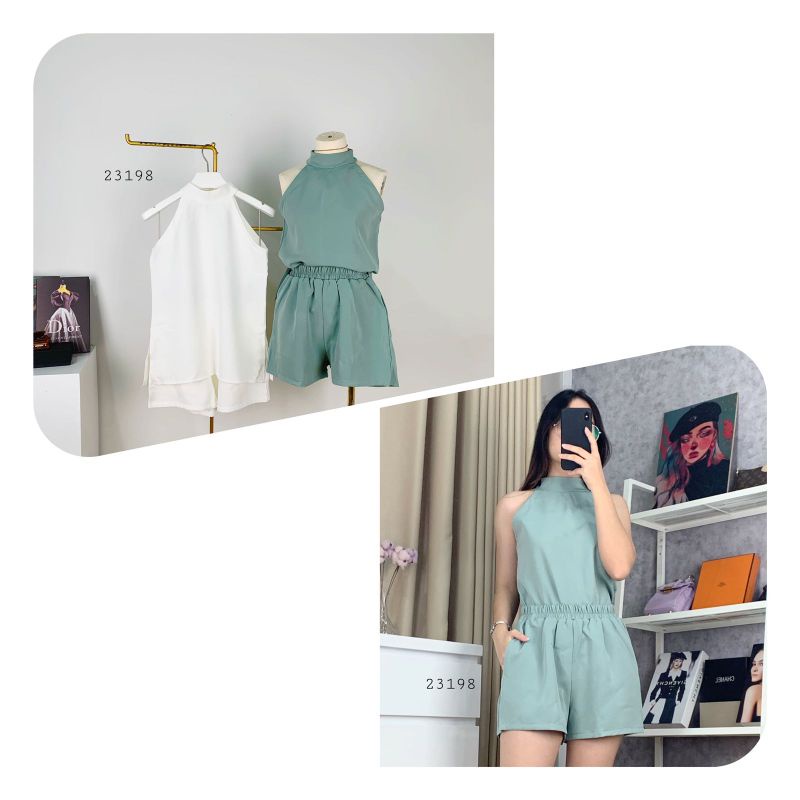 23198 Jumpsuit Cansee Wanita import Bangkok | One Set Cansee Import Bangkok