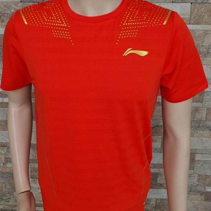 BAJU KAOS JERSEY BADMINTON LINING THOMAS CUP SUDIRMAN CUP ORIGINAL