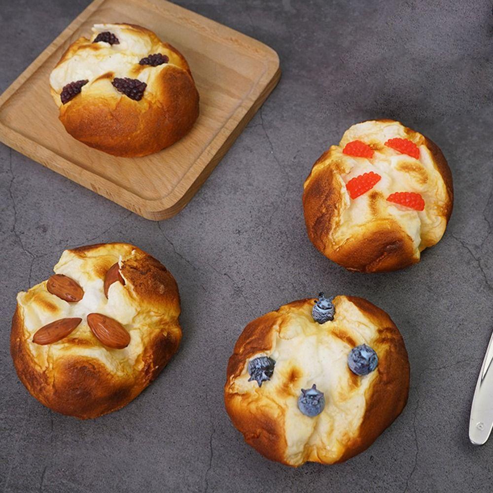 Chookyy Buah Buatan Roti Hadiah Etalase Toko Pajangan Dapur Scene Model Simulasi Bakery
