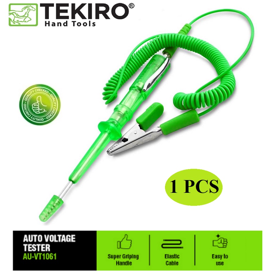 TEKIRO AUTO VOLTAGE TESTER /TESPEN AKI / Tespen DC Kabel / auto voltage tester / Testpen dc / Alat Cek Voltase / Tes Pen