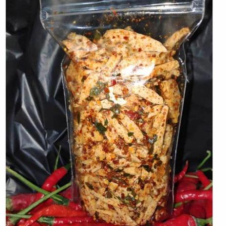 

Basreng stik Sultan Bumbu Basah Daun jeruk/Basreng pedas 100 gram ボ